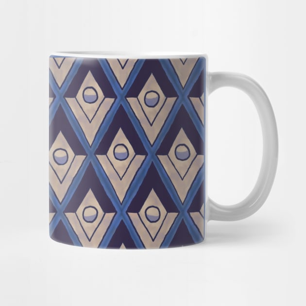 Blue Mosaic Tiles by Obstinate and Literate